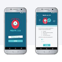 Parental Click. Vector Illustration, and UX / UI project by Ana Cobos Escalante - 08.03.2017
