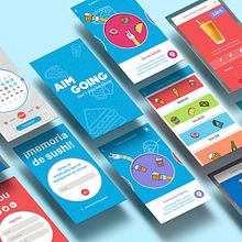 Aim Going. Art Direction, Design, Vector Illustration, and UX / UI project by Ana Cobos Escalante - 08.03.2017