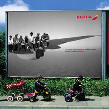 Idea creativa y nueva campaña para Iberia. Graphic Design, and Advertising project by tatimark - 08.03.2017