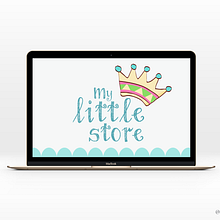Logo My Little store.. Br, ing & Identit project by Maria Alejandra - 09.06.2017