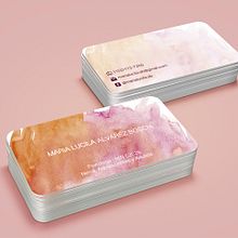 Tarjetas personales para Psicologa . Graphic Design project by Melanie Mercer - 08.07.2017