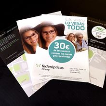 Flyers A5 Óptica. Design, Marketing, and Advertising project by Oscar Villalba González - 08.07.2017