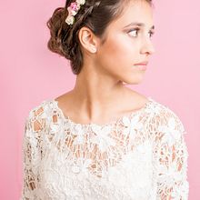 Novia hippie chic. Artesanato, Design, e Design de vestuário projeto de Macarena Di Gregorio - 04.08.2017