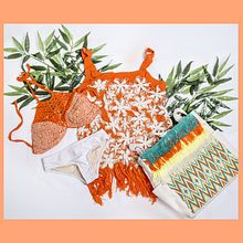 Orange summer. Artesanato, Design, Design de acessórios, e Design de vestuário projeto de Macarena Di Gregorio - 06.08.2017