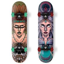 Diseño de skates de estilo neotradicional. Un progetto di Design e Graphic design di Oscar Rabat - 08.08.2017
