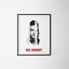 MR. ROBOT diseño de póster . Un progetto di Design e Graphic design di Oscar Rabat - 08.08.2017