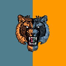 Neotraditional/Lowpoly tiger. Un progetto di Design e Graphic design di Oscar Rabat - 08.08.2017