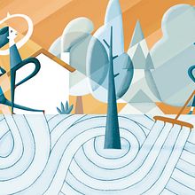 Revista Descobrir. Traditional illustration project by Albert Pinilla Ilustrador - 06.08.2017