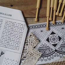 Creative process-Encaje de bolillos. Artesanato, Design, Design de acessórios, e Design de vestuário projeto de Macarena Di Gregorio - 08.08.2017