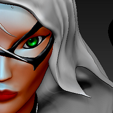 Mi Proyecto del curso: Felicia Hardy en 3D Ein Projekt aus dem Bereich 3D von Juan Antonio Arroyo Muñoz - 09.08.2017