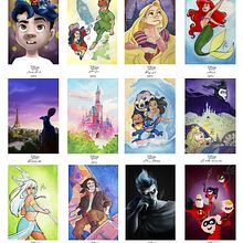 Disney Month. Br, ing, Identit, Film, Comic, Design, and Traditional illustration project by Jorge Garcia Ruiz - 07.30.2017