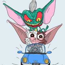 Gramlins - fan art. Design, Character Design, Traditional illustration, and Vector Illustration project by paolo pennacchio - 08.10.2017