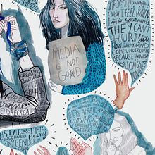 Poemario de Patti Smith . Een project van Traditionele illustratie van Montse Castellano - 11.06.2017