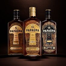 Ron Papaúpa. Un progetto di Br, ing, Br, identit, Illustrazione tradizionale e Packaging di MABA - 16.08.2017