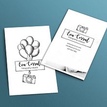 Logotipo e Ilustración - Fotógrafa Eva Corral. Br, ing, Identit, Art Direction, Design, Traditional illustration, and Vector Illustration project by Raquel Asenjo González - 03.17.2017