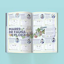 Infografía Mares de Fauna y Flora . Infographics project by el abrelatas - 08.17.2017