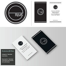 Identidad Corporativa EO Films. Br, ing & Identit project by Constanza Lefno Blanco - 07.01.2014