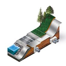 Gráficos técnicos Geotextiles. 3D, Animation, Architecture, Design, Product Design, Industrial Design, L, and scape Architecture project by Luis Gomariz - 08.17.2017