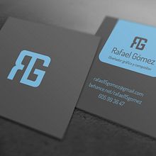 Diseño de tarjetas de visita. Un proyecto de Br e ing e Identidad de Rafael Gómez - 01.07.2017