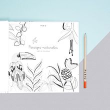 Paisajes Naturales. Un progetto di Design editoriale e Illustrazione tradizionale di Laura Inat - 31.08.2016