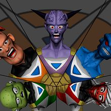 Ginyu forces. Un proyecto de 3D, Cómic, Diseño y Diseño de personajes de Carlos Garcia Canals - 21.08.2017