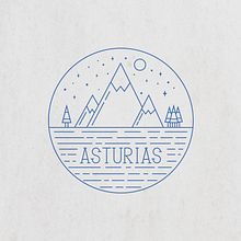 Rediseño de Asturias. Design, Graphic Design, and Lettering project by Javi Rodríguez - 08.22.2017