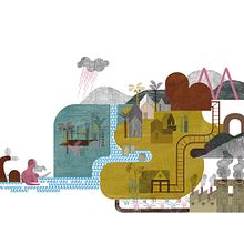EXCELENTE IBERIA. Territorios Míticos. Design, and Traditional illustration project by anne - 01.01.2017