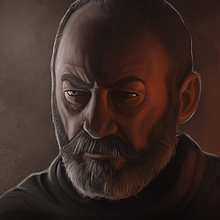 Ser Davos Seaworth. Traditional illustration project by Rubén Megido - 08.23.2017