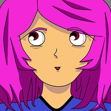 chica pelirosa . Seni, Dan Kerajinan proyek oleh Alejandro Pulido - 08.25.2017