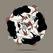 "Octopus" ilustración extraída de la colección "Otros Mundos" Hugo Giner 2017.. Un progetto di Design, Graphic design, Illustrazione tradizionale e Illustrazione vettoriale di Hugo Giner - 25.08.2017