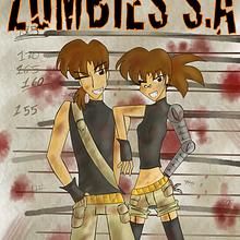  Zombies S.A (Original comic) (Pages with no order in particular). Een project van Stripboek,  Ontwerp, Ontwerp van personages y Traditionele illustratie van Luigina Lamanna - 14.04.2014