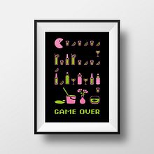 GAME OVER // FANZINE GRAPADIEZ // BARRA LIBRE. . Un proyecto de Diseño, Diseño editorial y Diseño gráfico de Grethel Balladares - 26.08.2017
