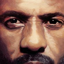 Idris Elba, Soho House Magazine. Un projet de Illustration traditionnelle de David de las Heras - 28.08.2017