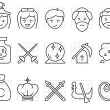 Mi Proyecto del Máster: Pictogramas para resumir obras de Shakespeare.  project by Cristina Rodrigo Romero - 06.22.2016