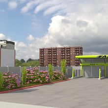 Recreación 3D de la construcción de gasolineras FASTFUEL y opcionales.. 3D, Animation, and Video project by Miguel Angel Calvo - 04.30.2017