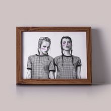 DIGITAL PAINT // Warriors . Un proyecto de Diseño, Diseño gráfico, Ilustración tradicional y Pintura de Grethel Balladares - 30.08.2017