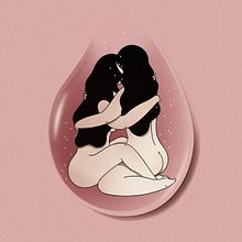 "Drop" ilustración extraída de la colección "Otros Mundos" Hugo Giner 2017.. Un progetto di Belle arti, Design, Graphic design, Illustrazione tradizionale e Illustrazione vettoriale di Hugo Giner - 01.09.2017