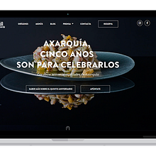 Axarquia restaurant. Un progetto di Web development di David Ramírez - 01.09.2017