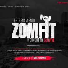 Zomfit - The Walking Dead Estreno 7ª Temporada. Un progetto di Web development di Rocío Guerrero Jiménez - 01.09.2016