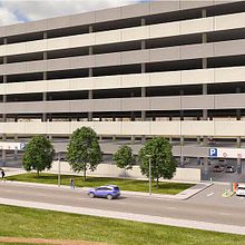 Recreación parking 3D.. 3D project by Miguel Angel Calvo - 02.02.2017