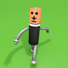 Mrs. Energía, mi proyecto del curso de "Diseño de personajes y Animación 3D". 3D, Animation, Character Animation, Film, Film, Video, TV, Character Design, Photograph, Post-production, and Rigging project by Alex Fuentes - 09.02.2017