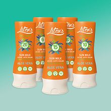 Restyling para aceites solares de Litens . Un proyecto de Br, ing e Identidad, Dirección de arte, Ilustración vectorial y Packaging de jordi ferrandiz - 04.02.2016