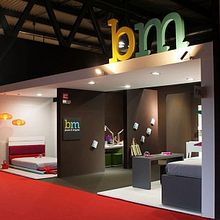 Stand Fiera Milano_ bm plural & singular. Interior Architecture, Art Direction, Design, Lighting Design, Interior Design, Furniture Design, and Making project by Sandra Macías - 04.04.2013