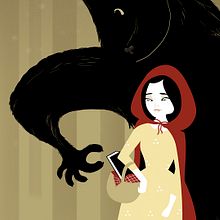 Caperucita y el lobo lector. Un proyecto de Animación e Ilustración tradicional de Isabel Heredia - 23.04.2016