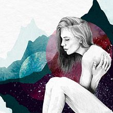 Spacewomen. Un proyecto de Bellas Artes, Dirección de arte e Ilustración tradicional de Lucía Paniagua - 06.09.2017