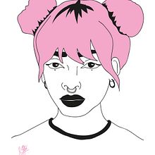M-POWER. Fine Arts, Design, Graphic Design, Traditional illustration, and Vector Illustration project by Mónica San Pablo - 09.06.2017