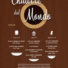 Publicidad festival de guitarra. Art Direction, Graphic Design, Vector Illustration, and Advertising project by Ana Traba de la Gándara - 09.07.2017