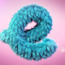  Lettering 3D: modelado y texturizado con Cinema 4D. Un projet de 3D de Rubén Domínguez - 20.10.2017