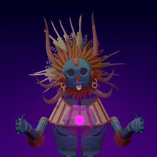 Mi Proyecto del curso: Modelado de personajes en Maya. 3D, Design, Character Design, and Vector Illustration project by José Luis Garcia Rivera - 09.11.2017
