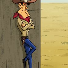 Sheriff Ein Projekt aus dem Bereich Comic, Design von Figuren und Traditionelle Illustration von Alberto Camacho Gordaliza - 09.09.2017